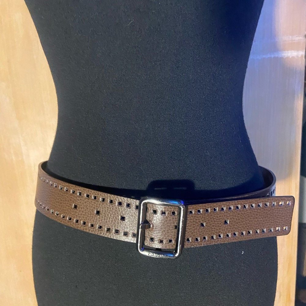 Y2K Brown Medium Thick Belt Belt